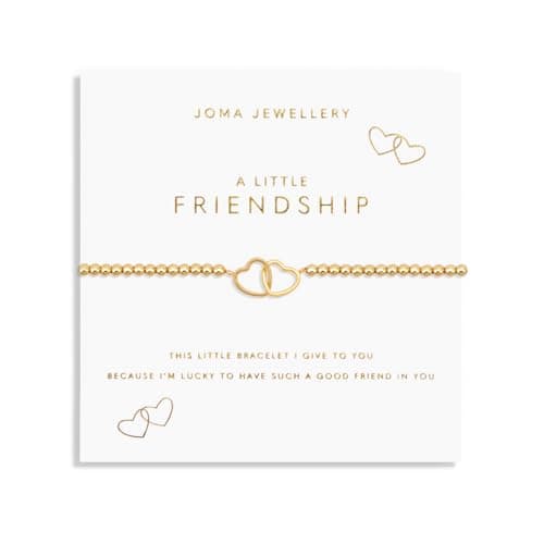 Image of Joma Jewellery A LITTLE FRIENDSHIP | Gold Plated 17.5cm Stretch Bracelet stretch