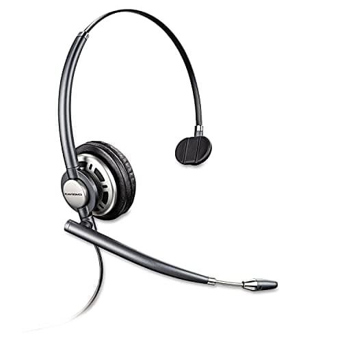 Image of PLANTRONICS, INC HW710 EncorePro Premium Monaural Over-the-Head Headset w/Noise Canceling Microphone