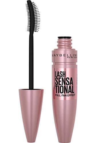 Image of Maybelline Mascara, Lash Sensational Volumizing & Thickening, Eyelash Lengthening, Flake Free Formula, Layer Reveal Brush, Defining Mascara, Maybelline New York, Shade: Very Black
