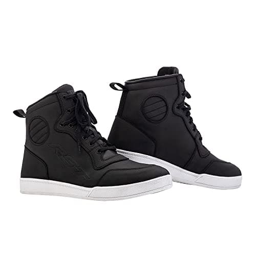 Image of RST HiTop Urban Moto CE Ladies Leather Waterproof Motorcycle Boots Sneakers - Black (uk_footwear_size_system, adult, women, numeric, medium, numeric_4)