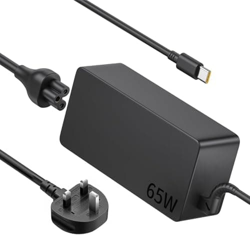 Image of Replacement for Lenovo Laptop Charger,65W USB C Charger compatible with ThinkPad Lenovo Chromebook Yoga IdeaPad,Fast Charging AC Adapter(3m)
