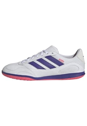 Image of adidas Unisex Super SALA Competition III Indoor Football Shoes, FTWR White/Pure Purple/Solar Turbo, 12 UK