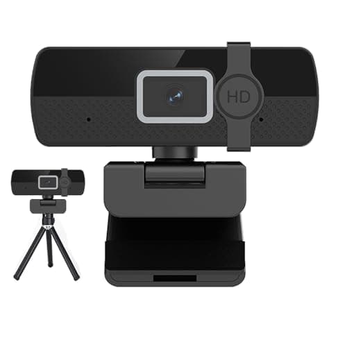 Image of Nolansend 4K Webcam for PC, with Noise-Cancelling Microphone & Privacy Cover, USB Plug&Play Computer Web Camera for Laptop/Desktop, Video Calling,Conferencing, Youtube, Zoom, Skype, Facetime