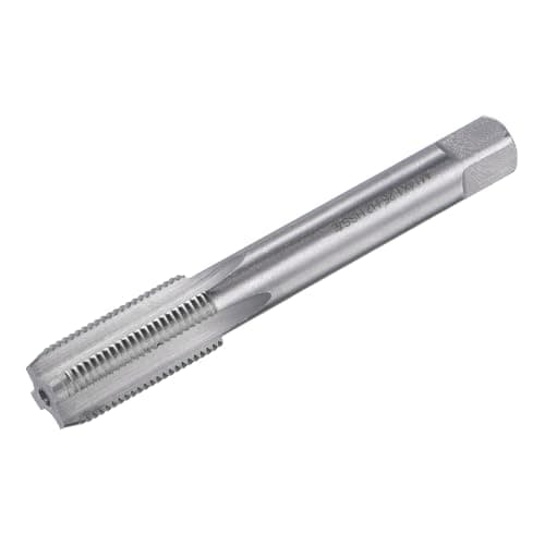 Image of sourcing map Thread Milling Threading Tap M14 x 1.25, Metric Left Hand Machine HSS (High Speed Steel) 4 Straight Flutes Screw Tap H2 Tapping Machinist Thread Repair Tool
