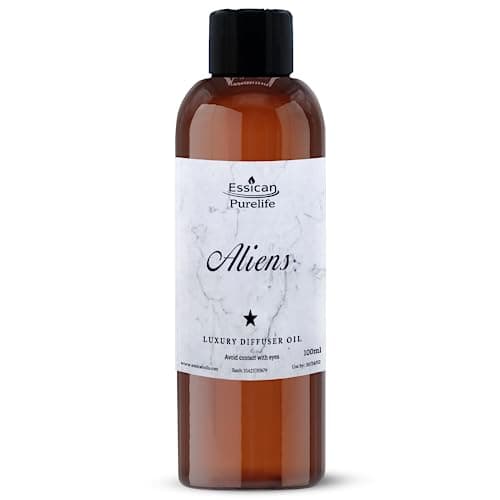 Image of Reed Diffuser Oil - Reed Diffuser Refill, Luxury Oil Diffusers, Aromatherapy Diffuser Oils Fragrance, Perfect for Reed Diffusers for Home, Oil for Diffuser Home Fragrance - Aliens (100 ml)