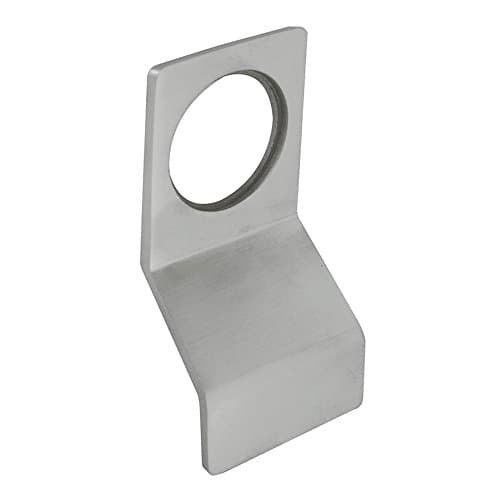 Image of Jedo Satin Stainless Steel Front Door Cylinder Pull Round Profile