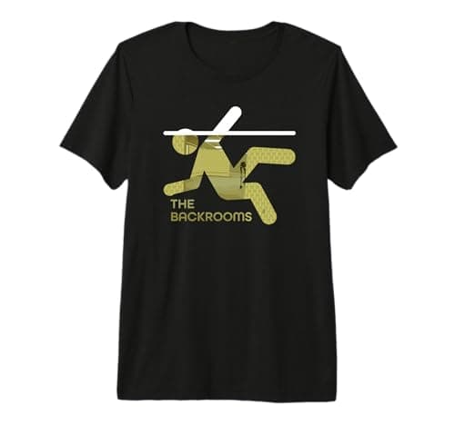 Image of The Backrooms Graphic Premium T-Shirt
