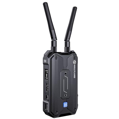 Image of Hollyland Pyro H Wireless HDMI Transmitter and Receiver, 4K30/1080p60 400m Range, 60ms Latency, Support Up to 4 Wireless Video Receiver, Smart Channel Scan, UVC Live Stream (1 RX)