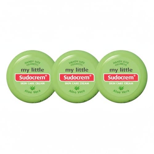 Image of MM My Little Sudo cream Aloe Vera 22g – Pack of 3 | Soothing Skin Care Cream for Dry Skin, Irritation & Redness | Gentle Moisturising Aloe Formula | Travel Size Everyday Protection