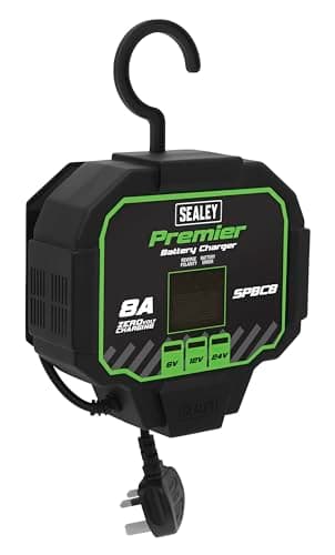 Image of Sealey Automatic Smart Battery Charger & Maintainer 8A - SPBC8