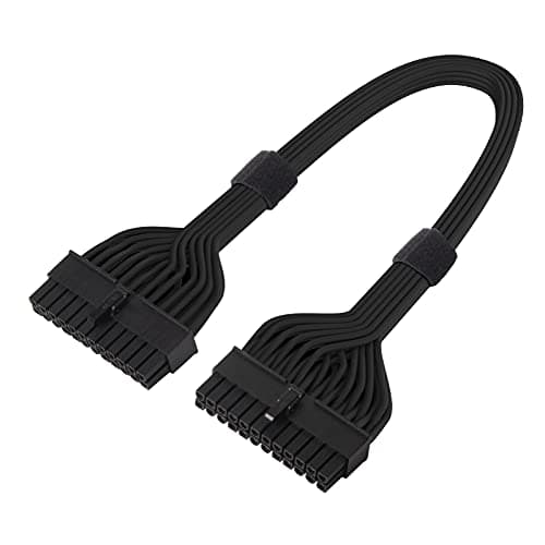 Image of Silverstone 24 Pin ATX zu 24 Pin Kabel 350mm - schwarz