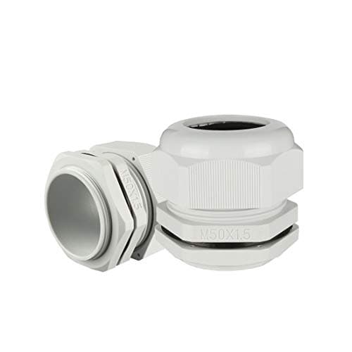 Image of sourcing map 10 Pcs M50 Waterproof Nylon Cable Gland Joint Adjustable Connector for 32mm-38mm Dia Cable Wire