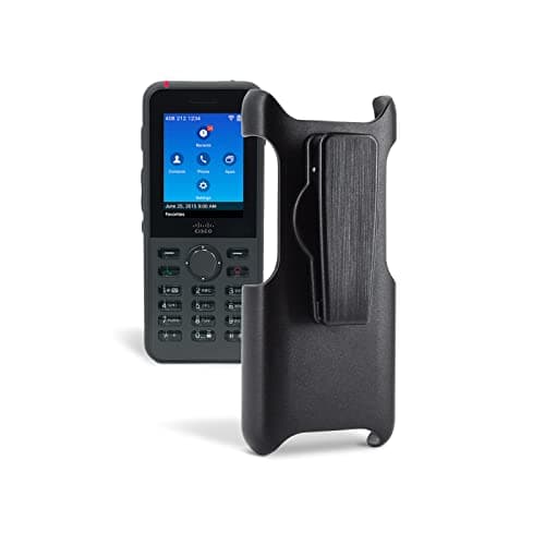 Image of Healvaluefit Phone Holster Case for Cisco 8821 & 8821-EX Phones, Cisco Phone Case with 360° Swivel Belt Clip (Black)