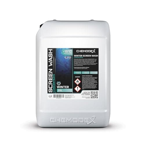 Image of Chemodex Winter Screen Wash Concentrate 25L - Protects to -15°C | Anti-Freeze Windscreen Fluid