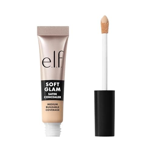 Image of e.l.f. Soft Glam Satin Concealer, Medium Coverage for Blemishes & Under-Eye, Crease-Resistant, Long-Lasting, Vegan & Cruelty-Free, 13 Fair Neutral