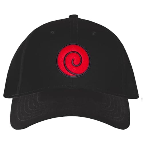 Image of Naruto Shippuden Cap - Men's Adjustable Cap - One Size Black