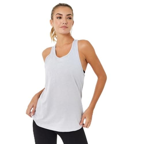 Image of USA Pro Womens Classic Racer Back Sports Tank Top Grey Marl 3XL