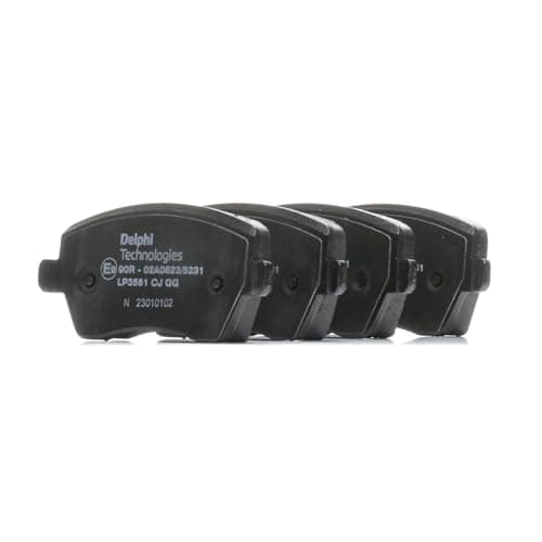 Image of Delphi LP3551 - Brake Pad Set, disc brake