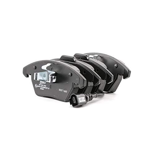 Image of VALEO - Brake pads First - 301635 - Set of 4 pads - Front axle - Fully equipped with mounted accessories