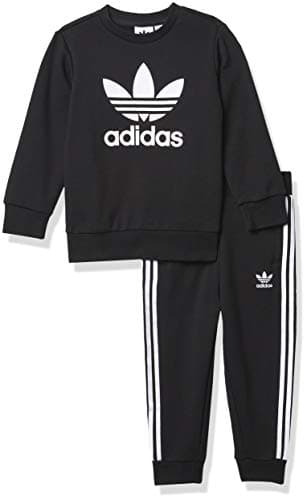 Image of adidas Originals Baby Crew Set - black - 9 Months