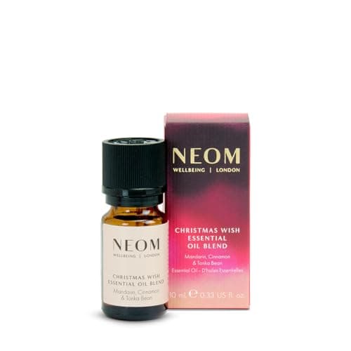 Image of NEOM Christmas Wish Essential Oil Blend 10ml I Pure Essential Oils Including Mandarin, Cinnamon and Tonka Bean I Expertly Blended I Relax and Unwind
