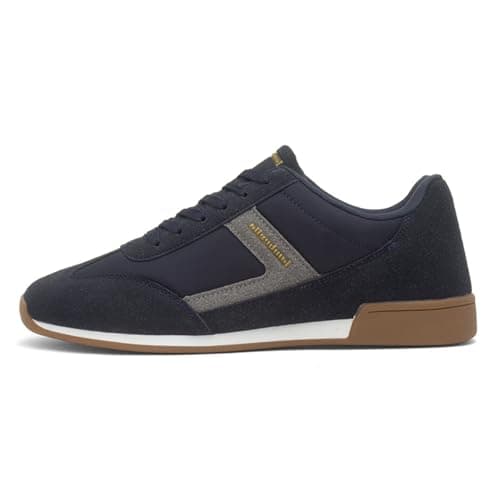 Image of Lambretta Panther Mens Navy Trainer - Size 10 UK - Blue