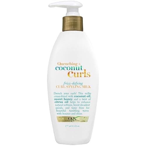 Image of OGX Coconut Milk Curl Defining Cream for Curly Hair, 177 ml
