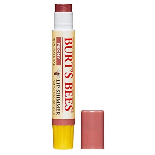 Image of Burt’s Bees Lip Shimmer Peony; Warm, Luminescent Color; High Impact, Instant Moisture; with Shea and Cocoa Butters; 100% Natural Origin; 1 Tube, 0.09 Oz. (Packaging May Vary)
