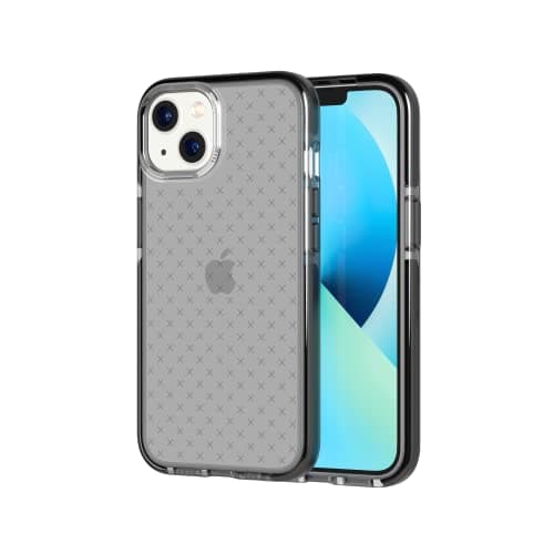 Image of Tech21 Evo Check for iPhone 13 – Ultra-Protective Phone Case with 16ft Multi-Drop Protection, Black