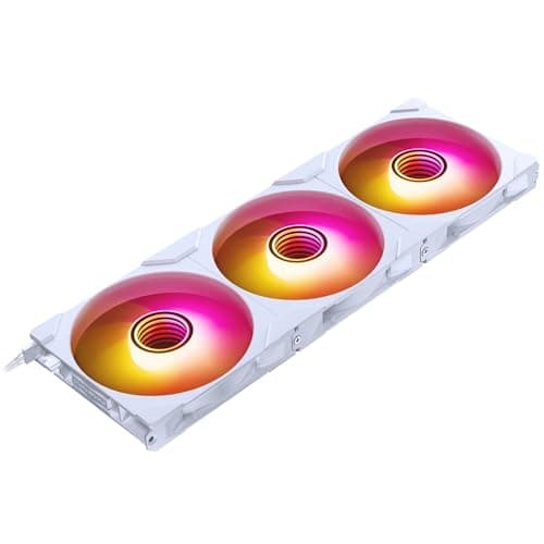 Image of PHANTEKS M25 Gen2 PC Fan 140mm RGB 3-Pack – Gaming PC Fan White | PWM Fan - up to 1,800 RPM - Modular System - High Airflow - Low Vibration - Quiet