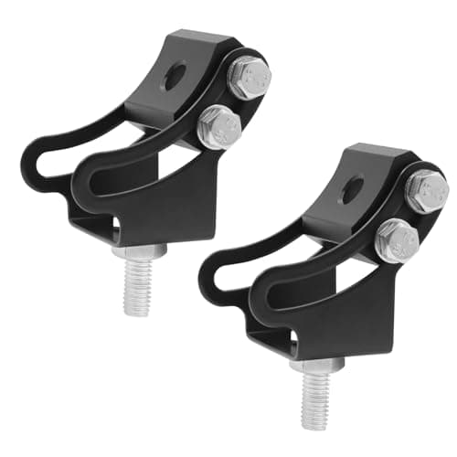 Image of Mounting Base Bracket, LED Light Bar Slide Mount Bracket, Universal Adjustable Side Bracket for Most Straight or Curved Light Bars from 4 inch up to 52 inch 2Pcs