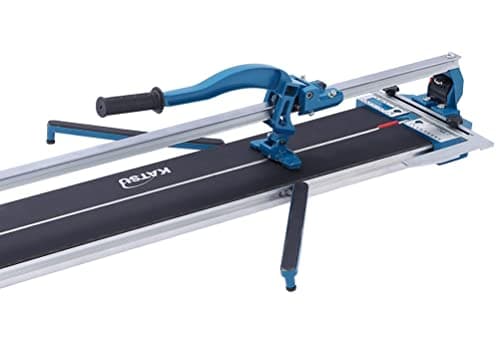 Image of Tile Cutter, KATSU 31 Inch 800mm Professional Manual Tile Cutter with Single Slide Rail and Laser Guide, Aluminiun Base, for Precision Cutting Porcelain Tiles 347753
