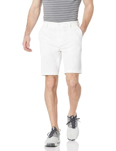 Image of Amazon Essentials Men's Classic-Fit Stretch Golf Short (Available in Big & Tall), White, 40