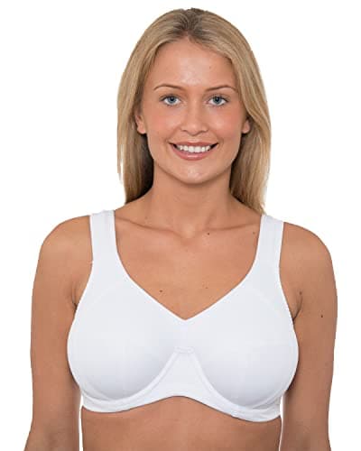 Image of Ladies Underwired Sports Bra LG777 White 36F