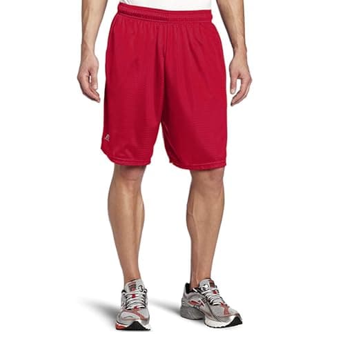 Image of Russell Athletic Men's Mesh Short with Pockets - Red -