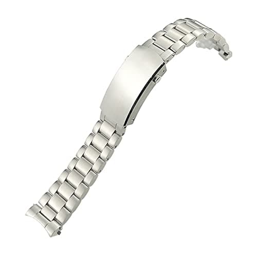 Image of 21mm 904L Stainless Steel Watch Bands Fit for Omega Strap Planet Ocean 600 GMT Silver Solid Men Watchband