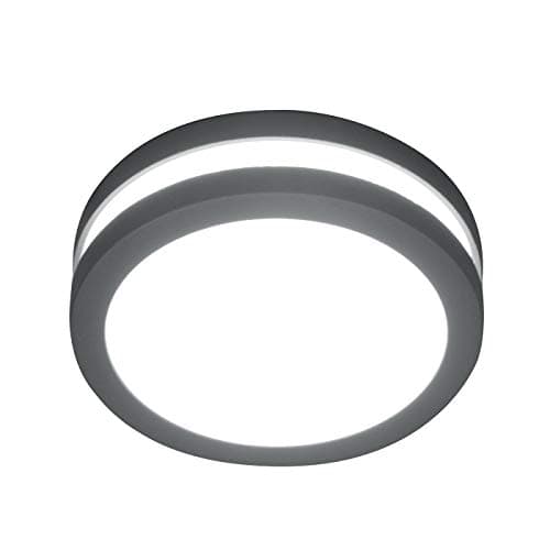 Image of Outdoor IP54 - Wall or Ceiling Light - Sconce - Graphite Finish - LED GX53 9W Bulb - Outside - External - Exterior