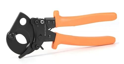 Image of Ratchet Cable Cutter for Cutting Copper and Aluminium Cable Below 500MCM/Dia 32mm/240mm² Mechanical Cable Cutter - Wire Cutter