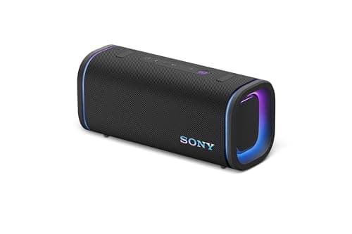 Image of Sony ULT FIELD 5 - Powerful Bluetooth Portable Speaker, 25hr Battery, 2 x ULT POWER SOUND modes, IP67, Waterproof, Dustproof, 360 Lights, Detachable Shoulder Strap, Compact - Black