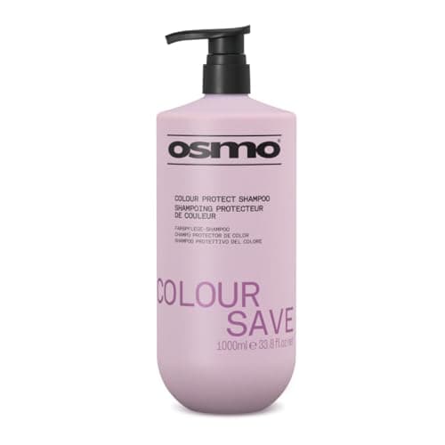 Image of OSMO Colour Save Shampoo | Vitamin E & UV Filters | Anti-Fade for Coloured Hair. 1000ml