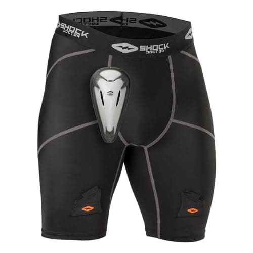 Image of Shock Doctor Hockey Compression Short with BioFlex Cup Included for Adult Men