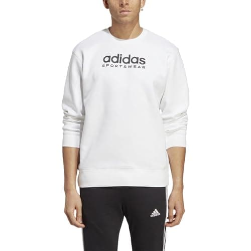 Image of adidas Men's All Szn Fleece Graphic Sweatshirt, White, XL