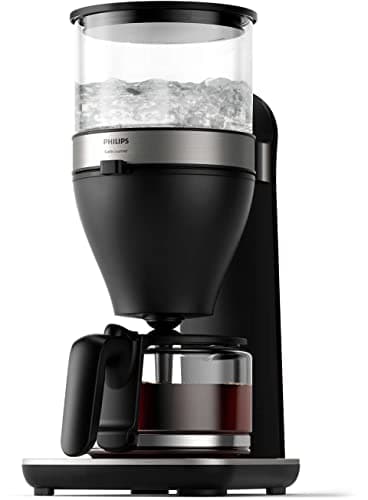 Image of Philips Filter Coffee Maker - 1.25L, Up to 15 Cups, Boil and Infuse, Black/Silver (HD5416/60)