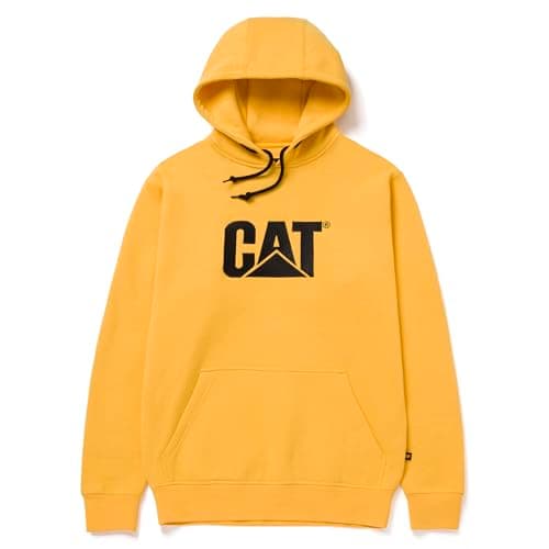 Image of Cat erpillar Hoodie Trademark Yellow XL