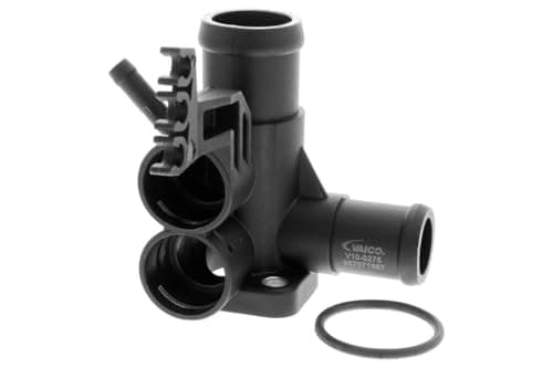 Image of 15D VAICO - V10-0275 - Coolant Flange - fits VOLKSWAGEN 037121132E