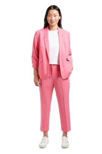 Image of Dorothy Perkins Petite Ankle Grazer Trouser, 14, Pink