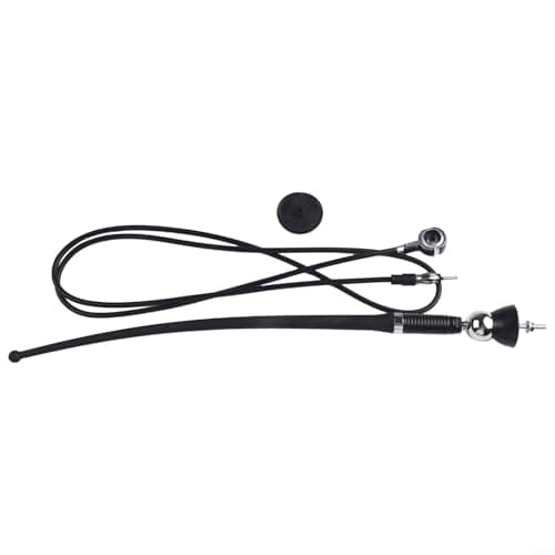 Image of Car Radio Antenna Mast Rubber RMA305 Replacement Part with Aerial Ariel Compatible for Roof or Wing Mount Stereo Systems
