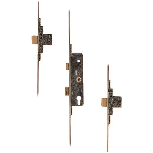 Image of FULLEX SL16 Lever Operated Latch & Deadbolt Split Spindle - 2 Dead Bolt - 35/68-20mm Radius Faceplate