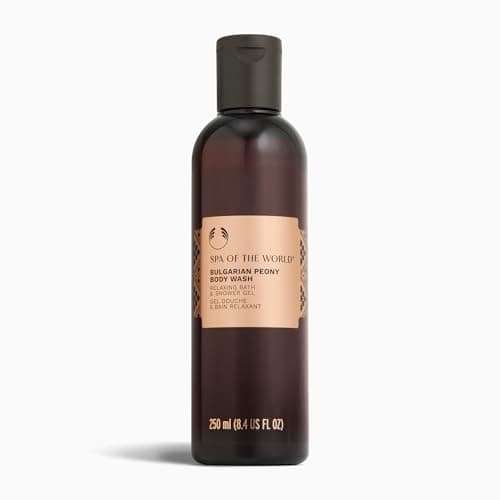 Image of The Body Shop Spa of the World Bulgarian Peony Body Wash (1x 250ml), Women’s Shower Gel with Fresh Floral Peony Extract, Gentle Cleansing Body Wash for Soft, Refreshed Skin, Vegan