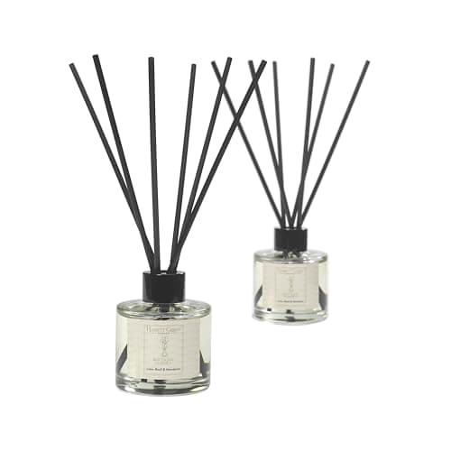 Image of Hassett Green London Boutique Classics Lime Basil & Mandarin - Reed Diffuser Duo Set - 2 x 125ml - Reduced Packaging